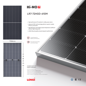 Longi LR7-72HGD-610M